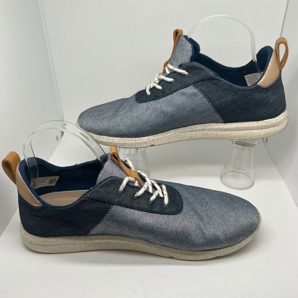Toms Cabrillo Women Blue Lace Up Lifestyle Sneakers Shoe Lace Up Size 11 - Picture 2 of 11